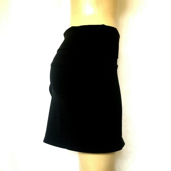 Adele Fado Skirt Black Mini Layered Stretch Italy - Picture 4 of 6